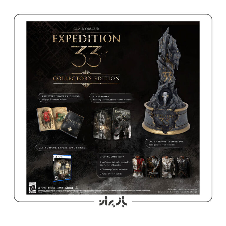 محتویات کالکتور ادیشن Clair Obscur: Expedition 33 Collector's Edition PS5