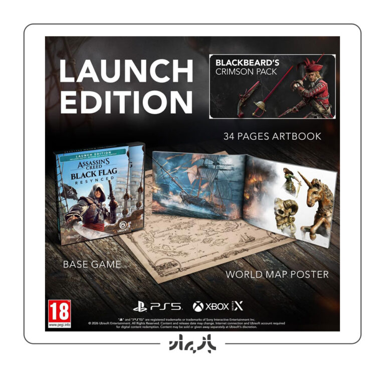 محتویات دیسک بازی Assassin's Creed Black Flag Resynced Launch Edition